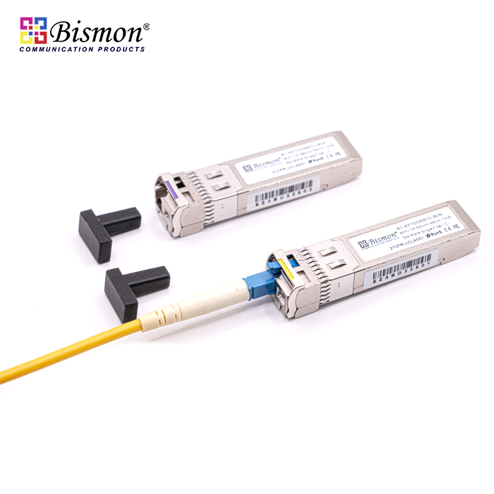 SFP-transceiver-module-10GB-BIDI-10G-LR-Single-mode-1550-1490nm-80kM-SingleFiber-Transceiver